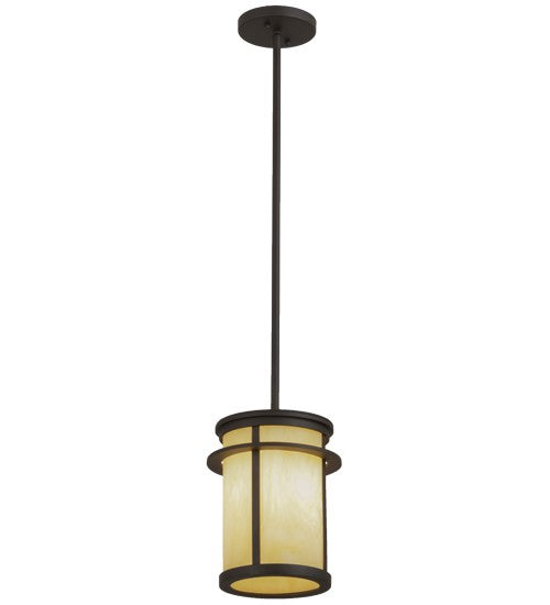 2nd Ave Lighting Theron 8" Mini Pendant in Oil Rubbed Bronze Finish