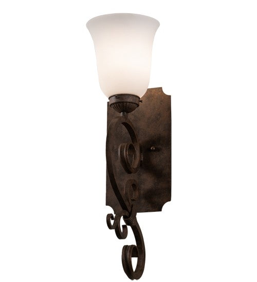 2nd Ave Lighting Thierry6" Wide Wall Sconce in Antique Rust Finish