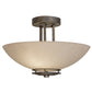 2nd Ave Lighting Thurston 15" Semi-Flushmount in French Bronze