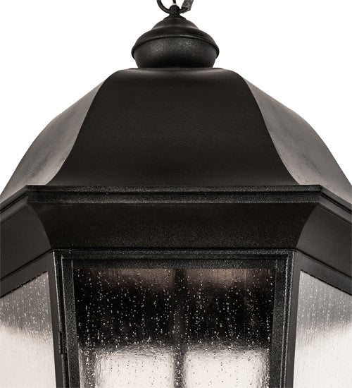 2nd Ave Lighting Tiamo 27" Lantern Pendant in Textured Black Finish