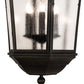 2nd Ave Lighting Tiamo 27" Lantern Pendant in Textured Black Finish