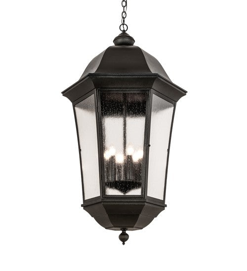 2nd Ave Lighting Tiamo 27" Lantern Pendant in Textured Black Finish
