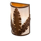 2nd Ave Lighting Tiki 8" Wall Sconce in Vintage Copper Finish