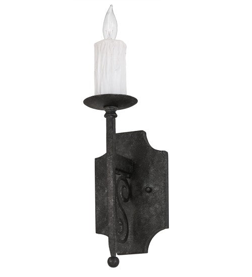 2nd Ave Lighting Toscano 5" Wall Sconce in Smoke Finish