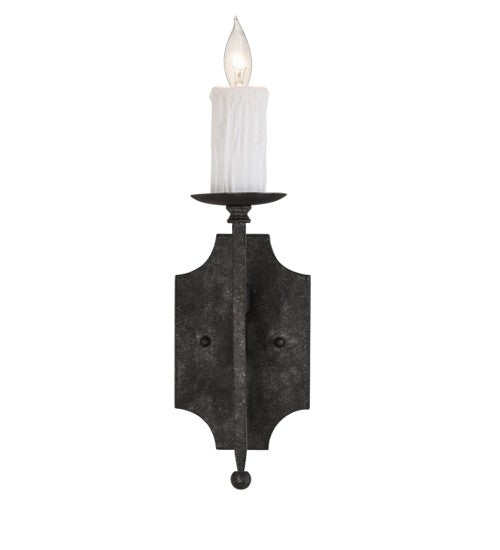 2nd Ave Lighting Toscano 5" Wall Sconce in Smoke Finish