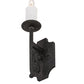 2nd Ave Lighting Toscano 5" Wall Sconce in Smoke Finish