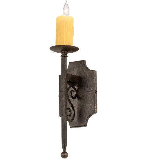 2nd Ave Lighting Toscano 5" Wide Wall Sconce in Chestnut Finish