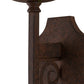 2nd Ave Lighting Toscano 5" Wide Wall Sconce in Rusty Nail Finish