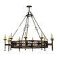 2nd Ave Lighting Toscano 60" Wide 10 LT Chandelier in Mahogany Bronze Finish