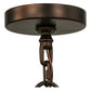 2nd Ave Lighting Toscano 60" Wide 10 LT Chandelier in Mahogany Bronze Finish