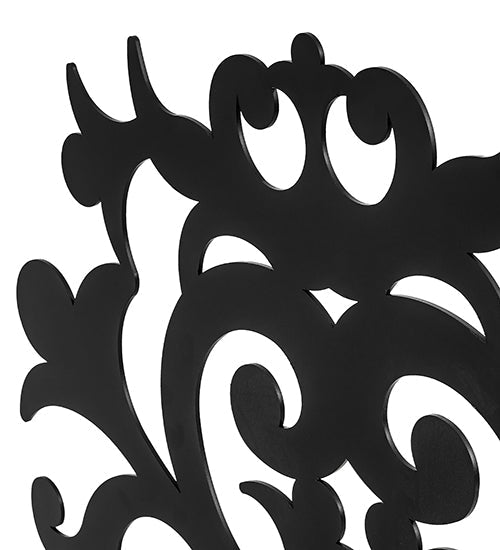 2nd Ave Lighting Tribal 42" Wide x 32" High Fireplace Screen in Blackwash Finish