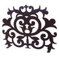 2nd Ave Lighting Tribal 42" Wide x 32" High Fireplace Screen in Blackwash Finish