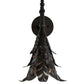 2nd Ave Lighting Tropical Palm 10" Wall Sconce in Timeless Bronze Finish
