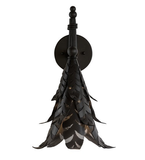 2nd Ave Lighting Tropical Palm 10" Wall Sconce in Timeless Bronze Finish