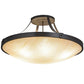 2nd Ave Lighting Urban 37" Semi-Flushmount in Timeless Bronze Finish