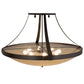 2nd Ave Lighting Urban 43" Semi-Flushmount in Timeless Bronze Finish
