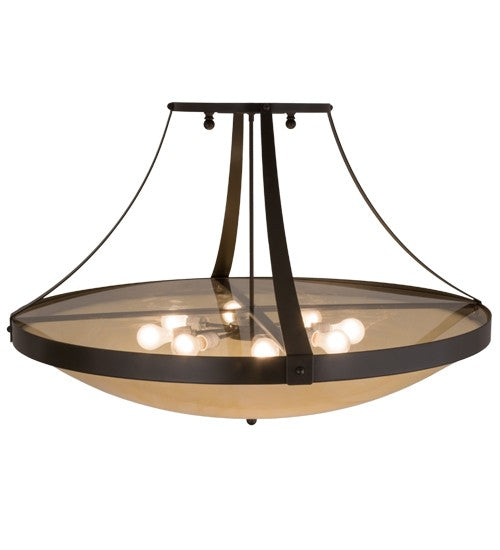2nd Ave Lighting Urban 43" Semi-Flushmount in Timeless Bronze Finish