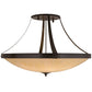 2nd Ave Lighting Urban 43" Semi-Flushmount in Timeless Bronze Finish