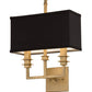 2nd Ave Lighting Urbanite 13" Wall Sconce in Metallic Gold Finish