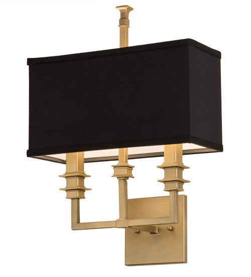 2nd Ave Lighting Urbanite 13" Wall Sconce in Metallic Gold Finish