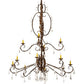 2nd Ave Lighting Valentina 56" Wide Chandelier in Oxide Bronze Finish