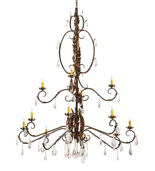 2nd Ave Lighting Valentina 56" Wide Chandelier in Oxide Bronze Finish