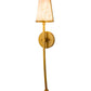 2nd Ave Lighting Verheven 5" Wide Wall Sconce in Transparent Gold Over Nickel Finish