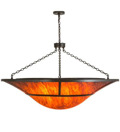 2nd Ave Lighting Vesuvius 62" Inverted Pendant With Timeless Bronze Finish