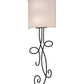 2nd Ave Lighting Volta 12" Wall Sconce in Antique Iron Gate Finish