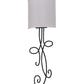 2nd Ave Lighting Volta 12" Wall Sconce in Antique Iron Gate Finish