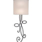 2nd Ave Lighting Volta 12" Wall Sconce in Antique Iron Gate Finish