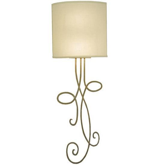 2nd Ave Lighting Volta 12" Wall Sconce in Champagne Metallic Finish
