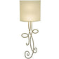 2nd Ave Lighting Volta 12" Wall Sconce in Champagne Metallic Finish
