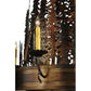 2nd Ave Lighting Walden Pine 40" Wide 14 Light Two Tier Chandelier in Burnished Antique Copper