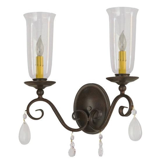 2nd Ave Lighting Wallis 16" 2 LT Wall Sconce in Cajun Spice Finish