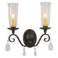 2nd Ave Lighting Wallis 16" 2 LT Wall Sconce in Cajun Spice Finish