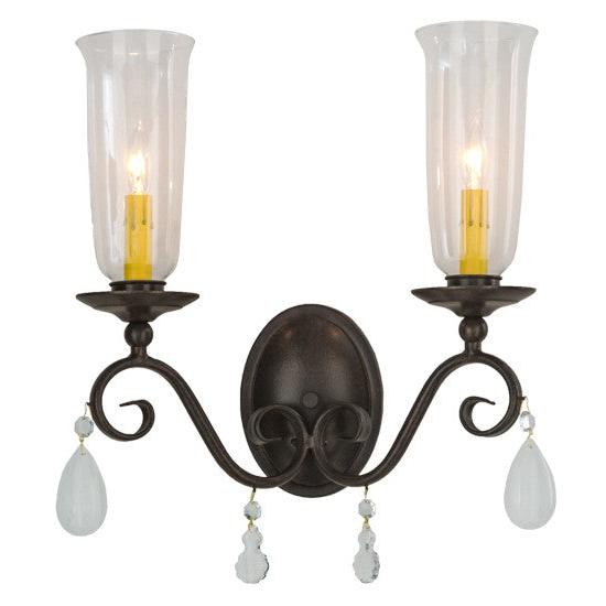 2nd Ave Lighting Wallis 16" 2 LT Wall Sconce in Cajun Spice Finish