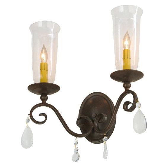2nd Ave Lighting Wallis 16" 2 LT Wall Sconce in Cajun Spice Finish