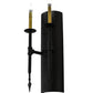2nd Ave Lighting Warwick 10" Wide 2 LT Wall Sconce in Textured Black