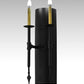 2nd Ave Lighting Warwick 10" Wide 2 LT Wall Sconce in Textured Black