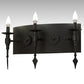 2nd Ave Lighting Warwick 24" Wide 3 LT Wall Sconce in Costello Black
