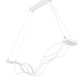 2nd Ave Lighting Wave 84" Long Pendant in White Finish