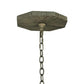 2nd Ave Lighting West Albany 38" 16 LT Pendant in Antique Iron Gate Finish