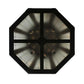 2nd Ave Lighting West Albany 38" 16 LT Pendant in Antique Iron Gate Finish