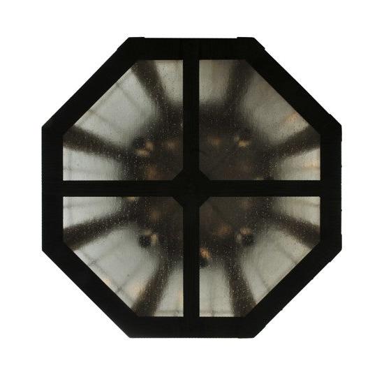 2nd Ave Lighting West Albany 38" 16 LT Pendant in Antique Iron Gate Finish