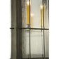 2nd Ave Lighting West Albany 38" 16 LT Pendant in Antique Iron Gate Finish