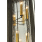 2nd Ave Lighting West Albany 38" 16 LT Pendant in Antique Iron Gate Finish