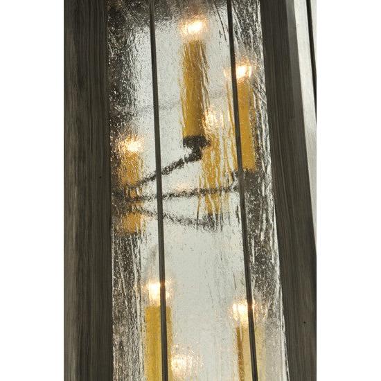 2nd Ave Lighting West Albany 38" 16 LT Pendant in Antique Iron Gate Finish