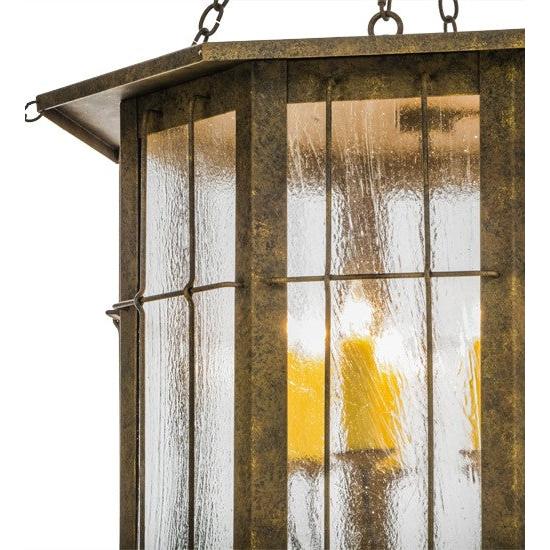 2nd Ave Lighting West Albany 38" Wide 16 Light Pendant With Antiquity Finish