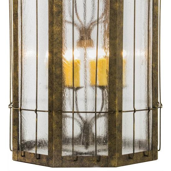 2nd Ave Lighting West Albany 38" Wide 16 Light Pendant With Antiquity Finish